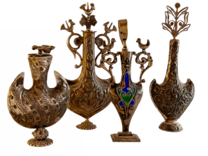 Silver Perfume Vials, Tunisia